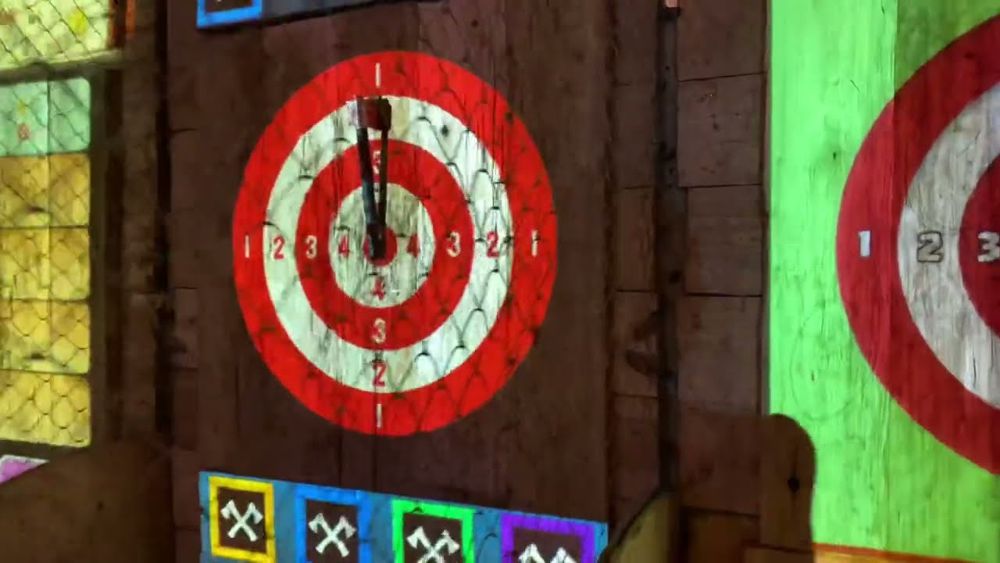 Axe Throwing Lane 2 Poster